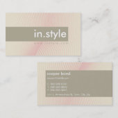 CARTE DE VISITE :: tendance moderne L5 (Devant / Derrière)