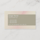 CARTE DE VISITE :: tendance moderne L5 (Dos)