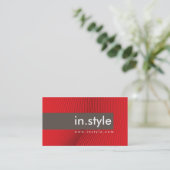 CARTE DE VISITE :: tendance moderne L7 (Debout devant)