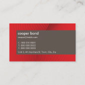 CARTE DE VISITE :: tendance moderne L7 (Dos)