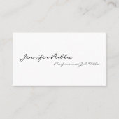 Carte de visite tendance moderne Modèle profession (Devant)