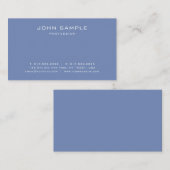 Carte De Visite Tendance moderne Plain Professional Élégant Matte (Devant / Derrière)