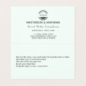Carte De Visite Tendance moderne Social Media Consultant Minted (Intérieur déplié)