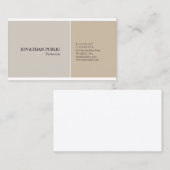 Carte De Visite Tendance Professionnel Moderne Élégant Couleurs ha (Devant / Derrière)