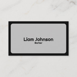 Carte De Visite Tendance ronde minimaliste moderne moderne