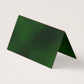 Carte De Visite Tendance vert foncé futuriste moderne (Dos)