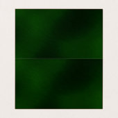 Carte De Visite Tendance vert foncé futuriste moderne (Intérieur déplié)