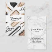 Carte De Visite Tendances à la mode et coupe de cheveux design (Devant / Derrière)