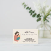 Carte De Visite Tender Hold Modern Doula & Birth Coach (Debout devant)