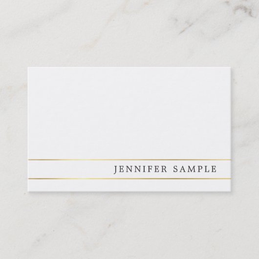 Carte De Visite Tendre moderne professionnel élégant créatif (Devant)