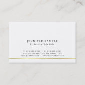 Carte De Visite Tendre moderne professionnel élégant créatif (Dos)