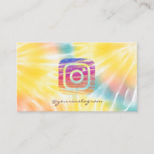Carte De Visite Tendy Rainbow Tai Day Instagram Les médias sociaux