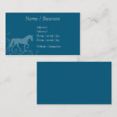 Carte De Visite Tennessee Walking Horse Flourd Profil (Devant / Derrière)