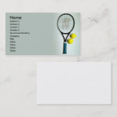Carte De Visite Tennis (Devant / Derrière)