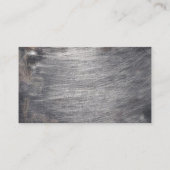 Carte De Visite Tennis cool Grunge Metal Texture (Dos)