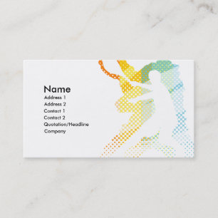 CARTE DE VISITE TENNIS POUR ENTRAÎNEUR DE TOURNOI