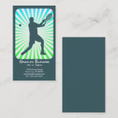 Carte De Visite tennis : rétros rayons : (Devant / Derrière)