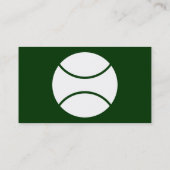 Carte De Visite tennis simple (Dos)