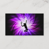 Carte De Visite Tennis violet cool (Dos)