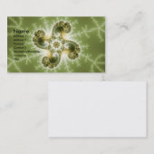 Carte De Visite Tentacles Curieux - Art Fractal (Devant / Derrière)