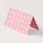 Carte De Visite Tente Étiquette Blank Silly Goose Foos (Dos)