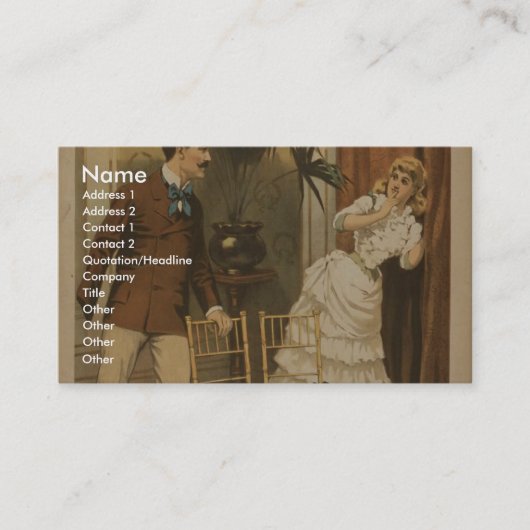 Carte De Visite Tenu par l'ennemi (Devant)