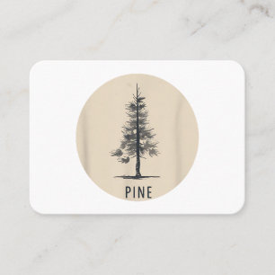 Carte De Visite Tenue d'un seul pin