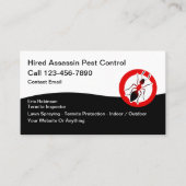 Carte De Visite Termite Pest Control Business Cards New (Devant)