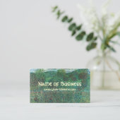 Carte De Visite Terrain de fleurs à Litzlberg Klimt, Paysage Vinta (Debout devant)