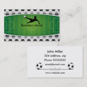 Carte De Visite Terrain de football (Devant / Derrière)