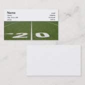 Carte De Visite Terrain de football vingt (Devant / Derrière)