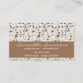 Carte De Visite Terrazzo Rock moderne comme Motif Art déco (Dos)