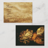 CARTE DE VISITE TERRE / ALLÉGATION AVEC ANIMAUX SAUVAGES (Devant / Derrière)