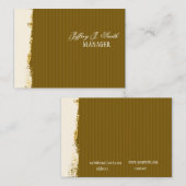 Carte De Visite Terre-Couleurs artistiques de rouille de traçages (Devant / Derrière)