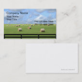 Carte De Visite Terre de ferme de pays (Devant / Derrière)