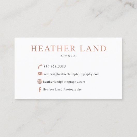 Carte De Visite Terre de Heather (Dos)