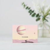 Carte De Visite Terre et planète désolées. (Debout devant)