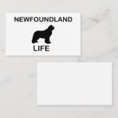 Carte De Visite terre-neuve (Devant / Derrière)