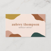 Carte De Visite Terre sophistiquée et moderne Abstrait (Devant)