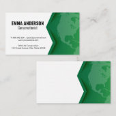 Carte De Visite Terre verte (Devant / Derrière)