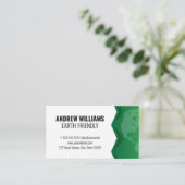 Carte De Visite Terre verte (Debout devant)