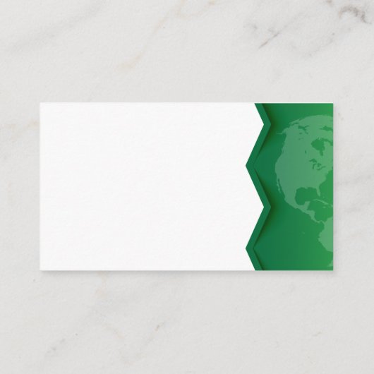 Carte De Visite Terre verte (Dos)