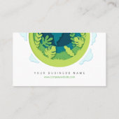 Carte De Visite Terre verte De l'environnement (Dos)