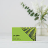 Carte De Visite Terres cultivables rétro-éclairées (Debout devant)