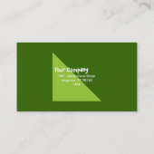 Carte De Visite Terres cultivables rétro-éclairées (Dos)