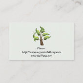 Carte de visite terrestre minimal (Dos)