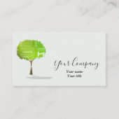 Carte de visite terrestre minimal (Devant)