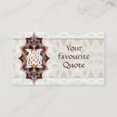 Carte de visite terrestre tribal (Dos)