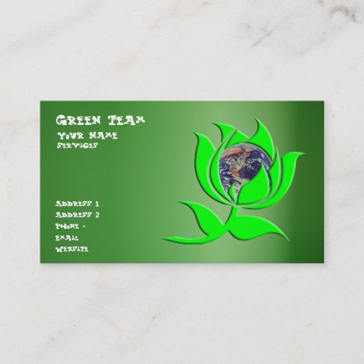 Carte de visite terreuse (Devant)