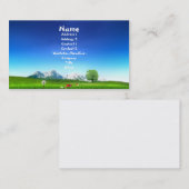 Carte de visite terreux (Devant / Derrière)